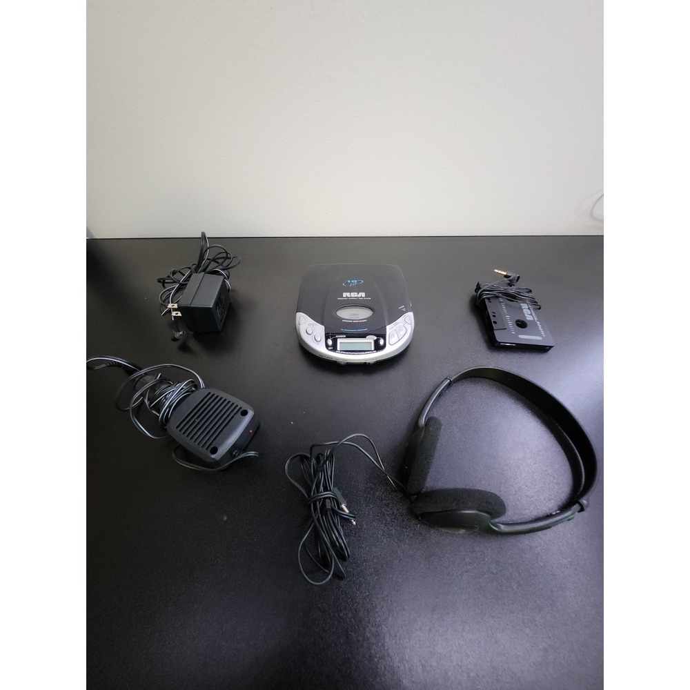 RCA RP-2215A Personal CD Player Tested Working Portable 1998 With  Accessories